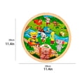 thumbnail image 4 of Partheme Novelty Toys 1 Counts Children Wooden Puzzle 64 Educational Puzzle Game Kids Toys As show, 4 of 4