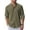 Army Green, variant on COOFANDY Men Oxford Button Down Shirt Slim Fit Dress Shirt Mandarin Collar Chambray Shirt