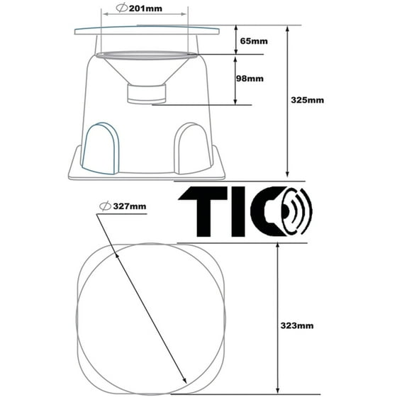 Tic Corporation Gs50 8 250 Watt Outdoor Omnidirectional Passive Tic Corporation Gs50 8 250 Watt Outdoor Omnidirectional Passive Subwoofer Com