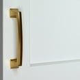 thumbnail image 3 of GlideRite 3-3/4 in. Center Classic Base Pull Cabinet Hardware Handles, Brass Gold, Pack of 25, 3 of 3