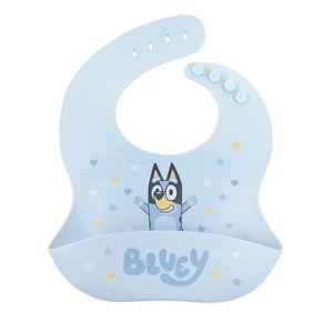 Neat Solutions Bluey Silicone Bib, Food-Grade