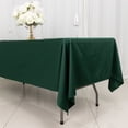 thumbnail image 5 of Balsa Circle 60x102 in Hunter Green Scuba Polyester Rectangle Tablecloth Wedding Party Events Decorations Supplies, 5 of 8