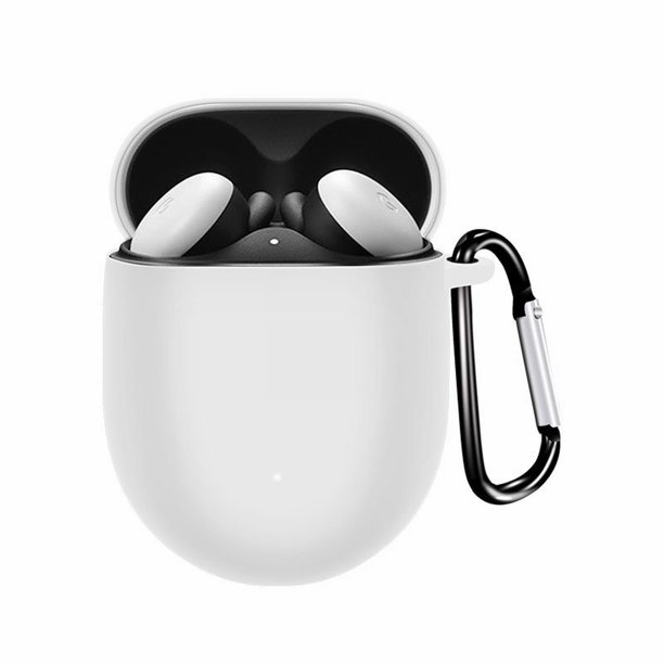 Adecuado para Pixel Buds 2 Estuche para auriculares Estuche de silicona suave compatible con Adaptador auxiliar Extensor de conector de audio Adaptador USB-A a USB-C Adaptador de audio USB-C 1/4 a 1/4