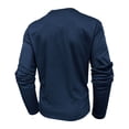 thumbnail image 4 of Afdoent Mens Long Sleeve T-Shirt Soft Casual Basic T Shirt Comfortable Layering Shirt For Vacation Tops, 4 of 6