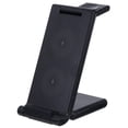 thumbnail image 2 of Cargador 3 en 1, estación de carga rápida de 15 W para teléfono/reloj inteligente/auriculares, soporte de carga plegable para múltiples dispositivos, base de carga portátil multifuncional, 2 of 8