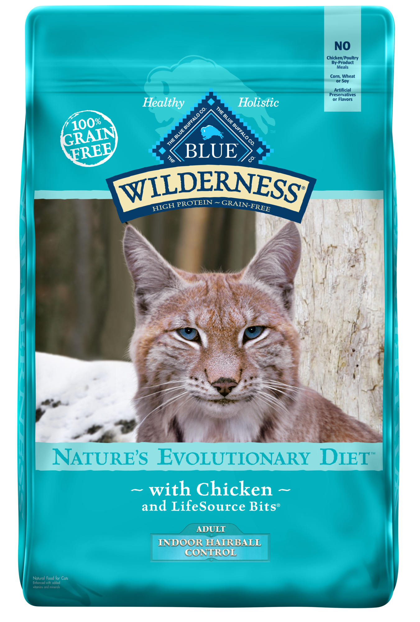 Blue Buffalo Wilderness Chicken Adult Hairball Control High Protein Cat