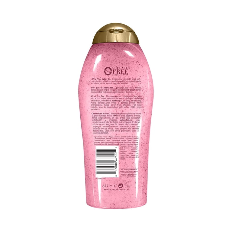 Rose Water Pink Sea Salt Body Scrub, 19.5 fl oz photo 7