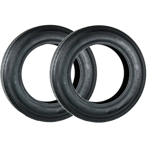 eCustomrim 2-Pack Trailer Tire 480-12 4.80-12 Load Range C 6 Ply - 2 Year Warranty