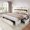Beige-3 Drawers, variant on Amuzer  Bed Frame Queen Size with 5 Storage Drawers, Hidden Storage Headboard with LED Light,Charging Station, Velvet Button Tufted Headboard Upholstered Platform Bed, Beige