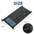 thumbnail image 2 of WDX0R WDXOR FOR DELL Inspiron Battery 4 Cell 42Wh 15 5567 5568 13 5368 7368 7569, 2 of 11