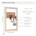 thumbnail image 3 of TiaGOC Classic Studio Gallery Frame, Natural Woodgrain, 11 x 17 in, Single, Classic Natural, 12 x 18 in, 3 of 7