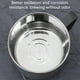 thumbnail image 4 of Pisexur Batería de cocina Taza de acero inoxidable con tapa y asa - 400 ml, reutilizable, con doble aislamiento - Ideal para el hogar, la oficina, viajes, café y desa para la cocina del hogar, 4 of 8