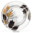 thumbnail image 2 of Hanna K Signature Leafy Canopy 10.25" Dinner Paper Plates: 216Ct, 2 of 3