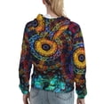 thumbnail image 7 of Daiia Mandala Colorful Pattern Women's Fashion Hoodies & Sweatshirts with Kangaroo Pocket Hooded Sweatshirt with Eye-catching Drawstrings-Small, 7 of 7