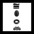 thumbnail image 2 of 5Pack Grip Strength Trainer Kit Ajustable Count Hand Grip Set con Ejercitador de Dedos Ejercitador de ExtensióN de Mano Gris, 2 of 5