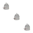 thumbnail image 3 of Decodeary Stylish Unisex Backpack With Large Capacity And Adjustable Straps Durable Cloth School Backpack School Bag Book Bag grey 3Set, 3 of 6
