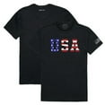 thumbnail image 2 of RapidDominance TS1-784-EQ4-04 USA Flag Text Tactical Graphics Tee, Black - Extra Large, 2 of 3