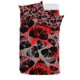 thumbnail image 1 of Juego de cama calaveras rojas, 1 of 4