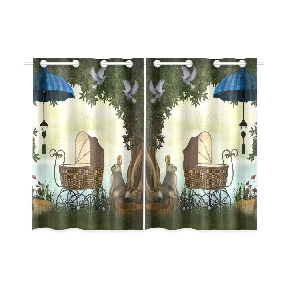 CADecor Alice In Wonderland Window Curtain Window Treatments Kitchen