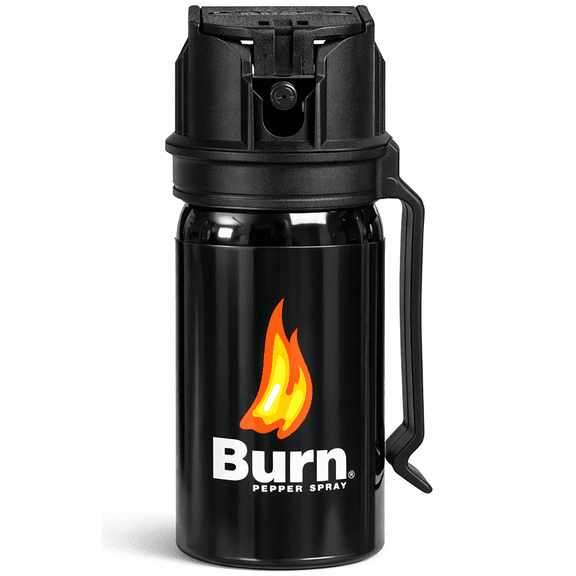 Burn Pepper Spray Max Strength - 1.35 fl oz Black