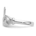 thumbnail image 2 of Ladies Claddagh Ring in Polished 14K White Gold, 2 of 4