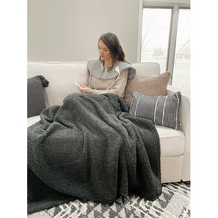 Beurer - Portable Shoulder Heating Pad - Gray
