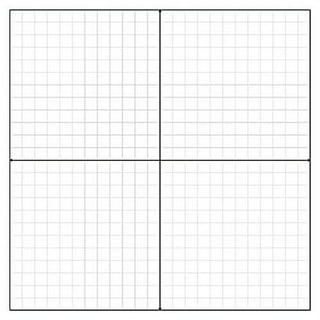 Graphing 3M Post-it Notes XY Axis 20 x 20 Square Grid 4 Pads