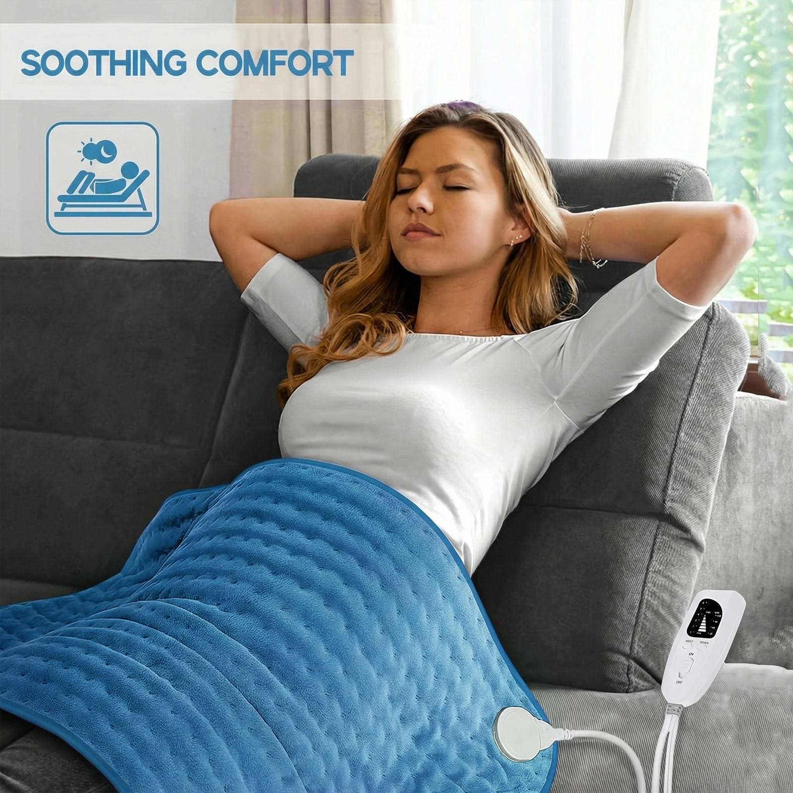 InfLuvRealm Extra Large Electric Heating Pad 20x24 photo 6