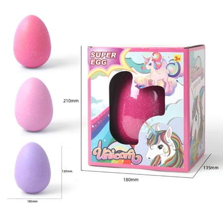 PIKACHY Unicorn Hatching Egg Grow In Water Educational Toy For Kids Age 4-6 Giant Size EVA