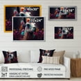 thumbnail image 4 of Designart Floral Lama I Canvas Wall Art, 4 of 5