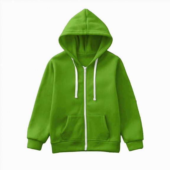 Sweatshirt Color Solid Zip Jackets Long Hoodie Top Sleeve Up Kids Coat&Jacket,Zip Hoodie Sweatshirt