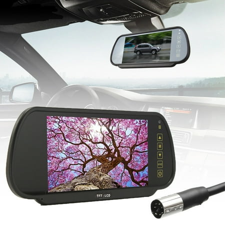Useful 7Inch LCD Color Screen Car Reverse Rear View Backup Camera DVD Mirror (Best Rear View Mirror Monitor)