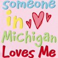 thumbnail image 2 of CafePress - Someone In Michigan Loves Me Infant Bodysuit - Baby Light Bodysuit, Size Newborn - 24 Months, 2 of 4