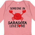 thumbnail image 4 of Inktastic Someone in Sarasota Loves Me Boys or Girls Long Sleeve Baby Bodysuit, 4 of 5