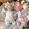 thumbnail image 1 of Muñecas Reborn, gemelas Babeside, realistas, 50 cm, para niño y niña, 1 of 8