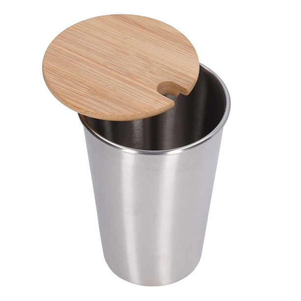 Taza De Cerveza, Taza De Agua De Una Sola Capa Inofensiva Apilable De Acero Inoxidable Con Tapa Para Fiesta Para El Hogar ANGGREK Otros