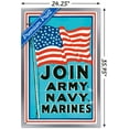 thumbnail image 3 of Join Army Navy Marines Wall Poster, 22.375" x 34" Framed, 3 of 6