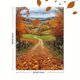 thumbnail image 3 of Qisvanset 12x16 Inch Rolling Hill Autumn Canvas Wall Art, Vibrant Foliage Nature Rustic Home Decor, 3 of 5