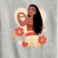 thumbnail image 3 of Disney Princess - Love Moana - Boys and Girls Youth Crewneck Fleece Sweatshirt, 3 of 5