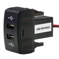 thumbnail image 1 of Cargador USB Dual para Coche 5V 2.1A de Corriente Accesorios Truck Stralis Hi-Way Eurocargo, 1 of 7