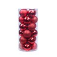 thumbnail image 1 of 24 piezas de adornos de bolas de Navidad irrompibles de 6 cm para decoración de fiesta de cumpleaños de boda de árbol de Navidad, 1 of 5