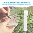 thumbnail image 4 of Uxcell 50 Pcs Plastic Plant Tags, Wrap Around Plant Labels Adjustable Nursery Garden Tags with Pen for Plant White, 4 of 6
