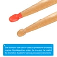 thumbnail image 5 of Drum Mute Drumstick Silent Tip Drum Dampener Silicone Rubber Practice Percussion Tips Protectors Mute Red 4 Pack, 5 of 6