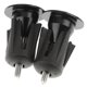 thumbnail image 3 of 1 par de tapones para puños de manillar, de aluminio, resistentes y ligeros para ciclismo. Negro, 3 of 9