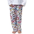 thumbnail image 5 of Peanuts Snoopy Girl's Christmas Sweater Sleep Tossed Print Pajama Pants For Kids, 5 of 6