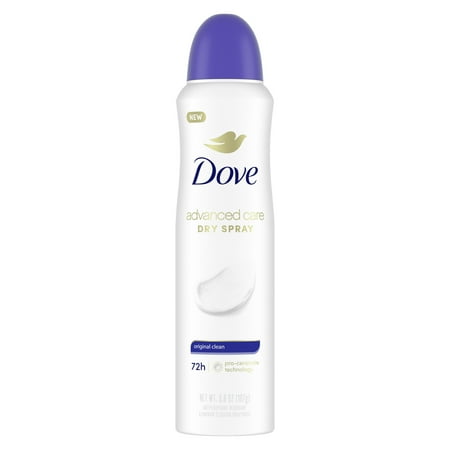 Dove Advanced Care Long Lasting Women's Antiperspirant Deodorant Dry Spray, Original Clean, 3.8 oz