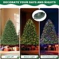 thumbnail image 3 of Artificial Christmas Tree, Fraser Fir with Colorful LED Lights, Premium Unlit Hinged Design,  Holiday Decor Dense Branches Realistic Holiday Décor​ w/Easy Assembly, Full & Realistic Xmas Tree, 3 of 7