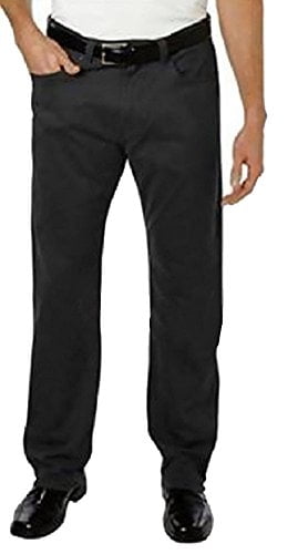 Charcoal Heather Kirkland Signature Mens Non Iron Comfort Pant