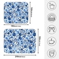 thumbnail image 2 of Ryvnso Summer Flowers Dish Drying Mat for Kitchen Countertop 16x18 Small Dish Pad Drainer Rack Dish Sink Mats, 2 of 7