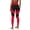 j37-Red, variant on LIIPEE Womens Leggings Athleisure Color Block Ankle Slim-Leg Seamless Waistband Mid Legging Ladies Casual Comfortable Breathable Soft Daily -Lifting Yoga Pants,XL